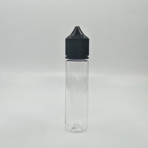China Personalized Childproof PET E Liquid Bottle With Transparent Round Shape factory