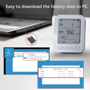 China Air quality detector C02 temperature, humidity detection suitable for cars factory