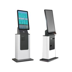 China 32Inch Touchscreen Hotel Check In Kiosk Self Service With Card Dispenser on sale