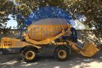 Mobile Self Loading Concrete Mixer Truck High Efficiency For Urban Construction