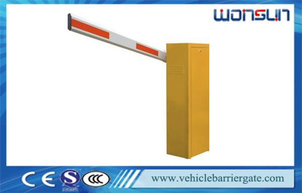 China High Strength Automatic Barrier Gate Aluminum Alloy Straight boom 80W factory