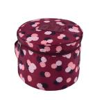 Outdoor Travel Beauty Storage Round Polyester Waterproof Makeup Wash Bag