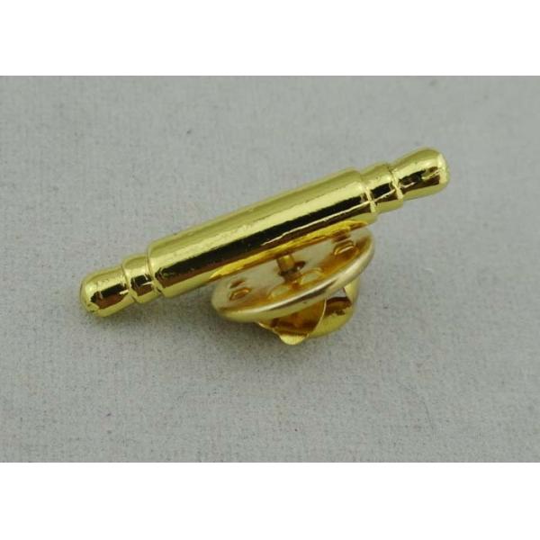 China 3D Gold Plating Soft Enamel Pin 1 Inch , Decorative Pins 2.0 mm Thickness factory