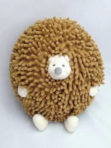 China OEM ODM Cute Hedgehog Toy Stuffed Animal Chenille Cord Velour And PP Cotton Filling factory
