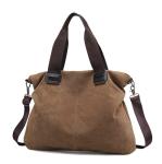 Suede Casual Canvas Travel Duffel Bag Luxury Slim Stylish Large Capacity