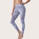 Printed No Front Midseam Ladies RGS Non See Through Leggings 210gsm