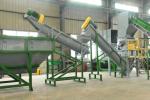 SUS304 Polythene Bags Recycling Machines 1000 Kg / H With Oil Washing Hot Washer