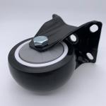 8 Inch Fixed Non-Swivel Top Plate Industrial Caster Wheels Load 300kg