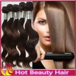 Hot Beauty 6A Peruvian Remy Virgin Human Hair Extensions Natural Black