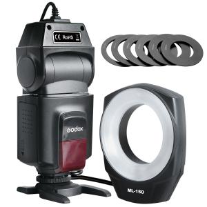 China Macro Ring Flash ML-150 Flash Speedlite for Canon Nikon factory