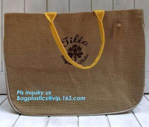 China Reusable Jute Shopping Bag With Logo Wholesale,Wholesale tote plain shopping jute bag,eco friendly small standard size f factory
