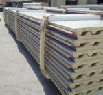2 Layers Colored Pu Sandwich Panel , Floor / Wall / Ceiling Sandwich Panel