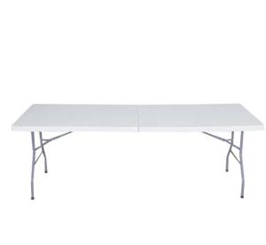 China Outdoor Popular HDPE Plastic Foldable Picnic Dining Table with Modern Design Style factory