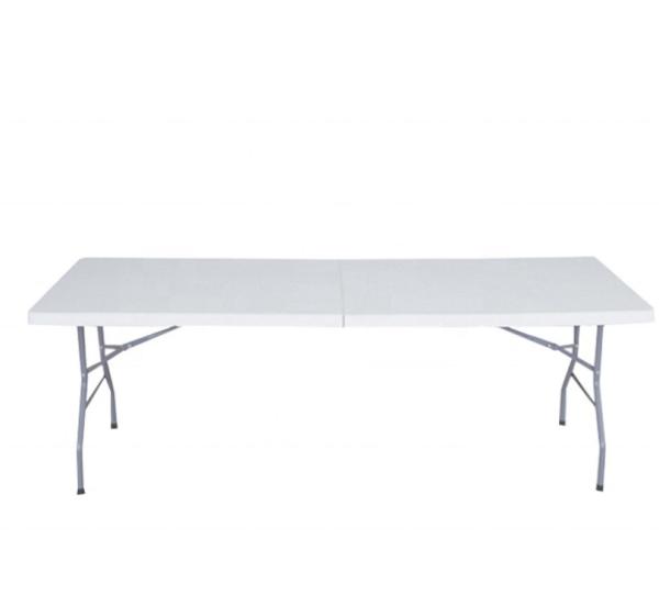 Outdoor Popular HDPE Plastic Foldable Picnic Dining Table with Modern Design