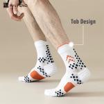 Terry Custom Cycling Socks Abrasion Resistant 3D Dots Crew Sport Socks