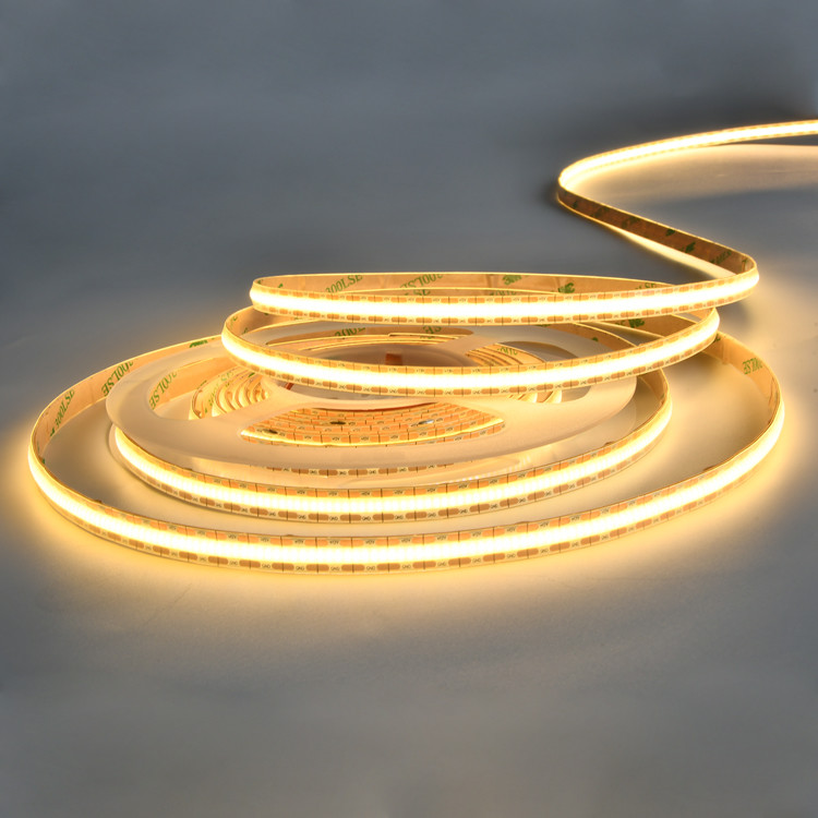5m 528LEDS/M Small Cut COB LED Strip Light Flexible Dot Free LED Tape Light