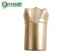 6 Buttons Short Skirt 11° Tapered Button Bit 32/34mm For Drilling Small Hole