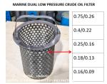 OIL PURIFIER OUTLET DOUBLE LUBRICATING OIL FILTER A50 0 0.25/0.16 CB / T425-94