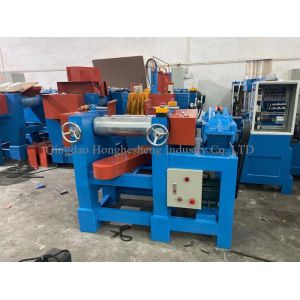 Manual Two Rolls Open Mill Rubber Mixing 10 Inches Roller