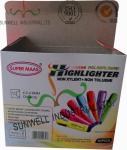 Large Foldable Office Paper Box Packaging For Rainbow Highlighter Packing