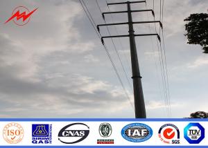 China 12m 3mm thickness Steel Utility Pole for electrical power line factory