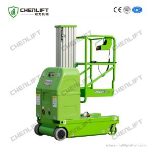 China Portable Hydraulic Lift Platform Single Mast Self Propelled Work Platform 6m factory