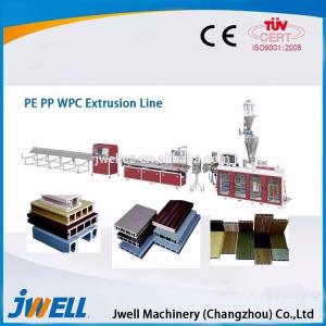 China PVC/PP/PE Wood Plastic Sheet/Plate Production Line WPC production line, extruder, plastic machine factory