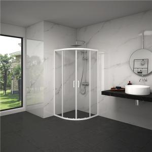 China 6mm tempered glass 900x900x2000mm Bathroom Curved Corner Shower Enclosure , Shower And Bath Enclosures factory