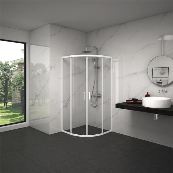 6mm tempered glass 900x900x2000mm Bathroom Curved Corner Shower Enclosure ,