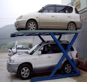 China Simple Car Parking Lift Electric Hydraulic Scissor Car Parking Lifter 2700kg/2000mm factory