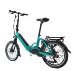 Hidden Battery Mid Drive Electric Bike Max Speed 30km/h 20 Inch Folding Ebike