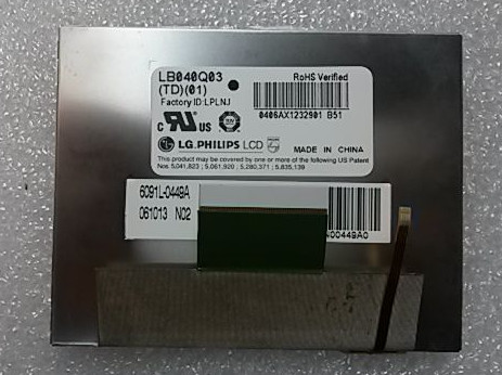 LB040Q03-TD01 LG. LCD 4.0" 320(RGB)×240 200 cd/m² INDUSTRIAL LCD DISPLAY