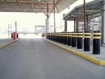 Zero Penetration 350mm Depth Driveway Security Post Galvanised Steel Bollards