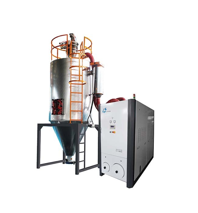 Safety Plastic Hopper Dryer Double Pump Technology With Dewpoint Monitor
