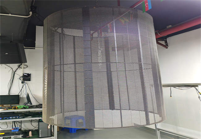 P3.9 LED Grille Panel front view
