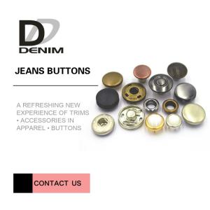China Fancy Shiny Gold Metal Clothing Buttons With Customized Engraved Logo factory