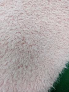 China Soft 150cm CW Or Adjustable Pink curly fashionable knitted fabric factory