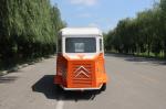 Event Attendees' Ideal Vintage Food Truck Large Size and 4 Wheels for Easy