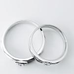 Anniversary Party Grooved 18k Matching Wedding Bands