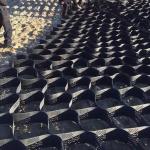 10cm Height Hdpe Geocell Driveway Grid Yellow Color