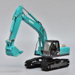 Shen Steel SK200 Excavator Model KOBELCO Original Simulation Metal Alloy Car