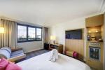 Liberia star hotel furniture supplier bedroom set writing desk with wall panel