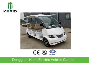 China Brand New White 4kw DC Motor Drive Electric Buggy With 8 Sofa Seats For Airport factory