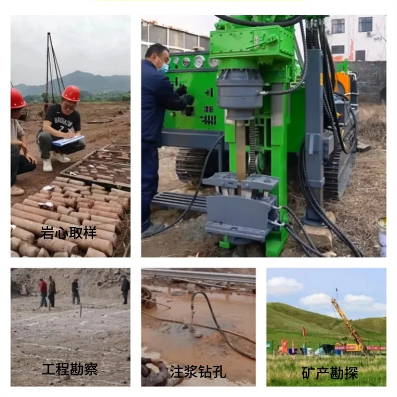 Geological Full Hydraulic Rotate Drilling Machine 800m NTW HTW Diamond Core Drilling Rig for Mining Exploration