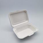 Biodegradable Pulp Lunch Box 600ml Lunch Box Leak Proof Food Grade