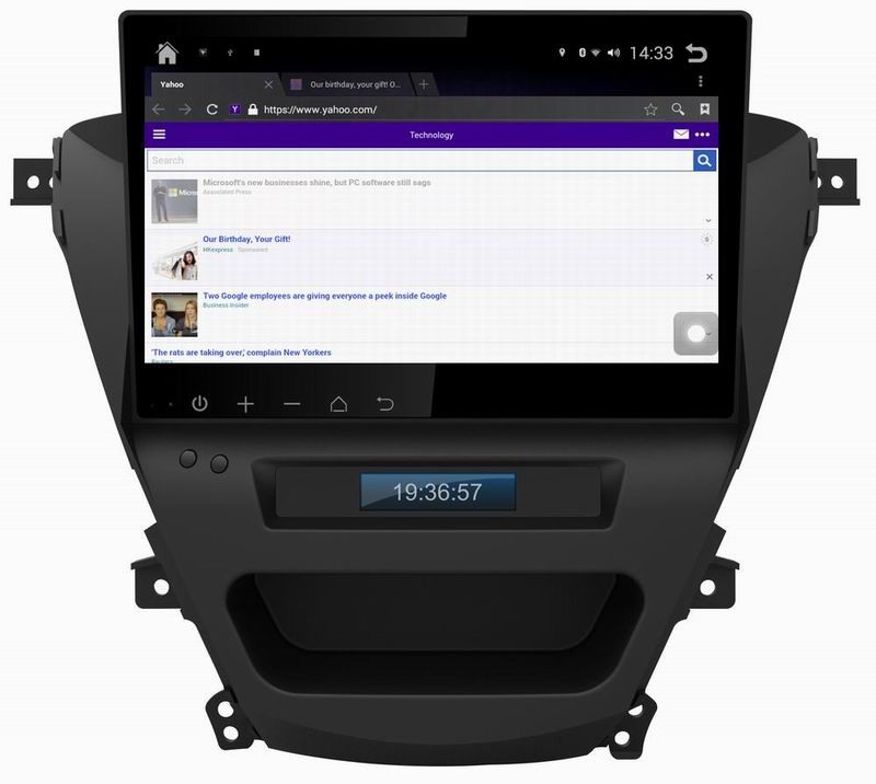 Ouchuangbo Pure Android 4.4 10.1 inch Big Screen For Hyundai Avante Car Media Radio Stereo GPS Navigation free shipping