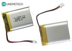 Silver Rechargeable Lithium Polymer Battery 103040 Li Ion Battery 1200mAh 3.7V