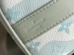 Business LV Designer Monogram Bag Keepall BandoulièRe 50 Blue Travel Bag