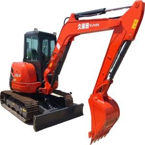 China Supply 5.5 Ton Kubota U55 Excavator Used Mini Excavator with 0.5m3 Bucket Capacity factory