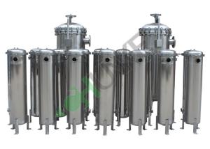 China 304 316 Stainless Steel 8 Bag Filter Housing Side Inlet For Liquid Filtration CE Standard factory